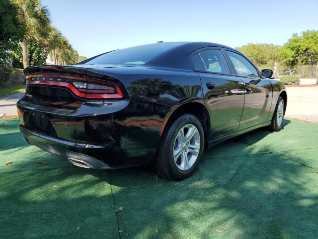 2C3CDXBG4NH259201 - 2022 DODGE CHARGER SXT BLACK photo 3