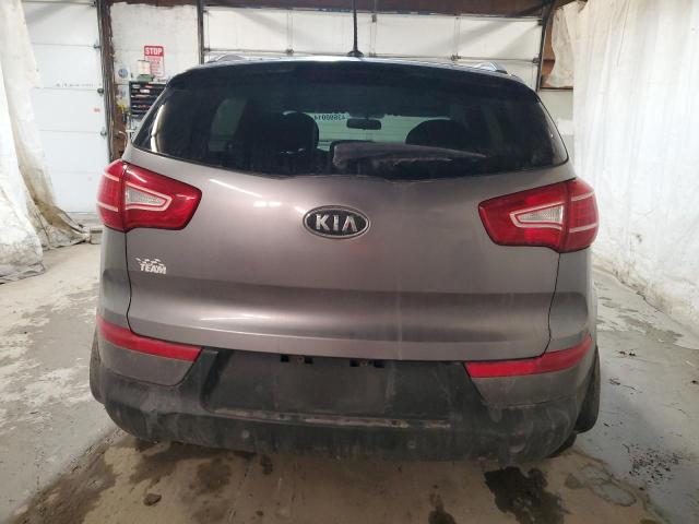 KNDPB3A27C7264810 - 2012 KIA SPORTAGE BASE GRAY photo 6