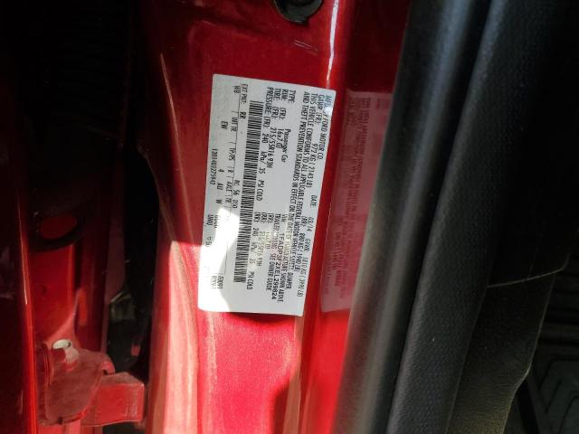 1FADP3F2XEL299824 - 2014 FORD FOCUS SE RED photo 12