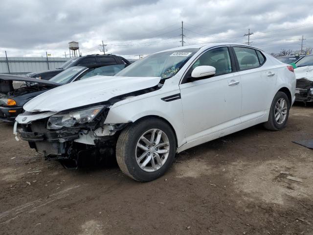 5XXGM4A74CG021183 - 2012 KIA OPTIMA LX WHITE photo 1