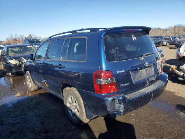 JTEEP21A970228475 - 2007 TOYOTA HIGHLANDER SPORT BLUE photo 2