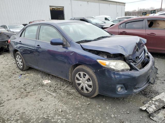 2T1BU4EE1DC033710 - 2013 TOYOTA COROLLA BASE BLUE photo 4