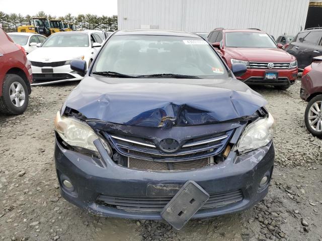 2T1BU4EE1DC033710 - 2013 TOYOTA COROLLA BASE BLUE photo 5