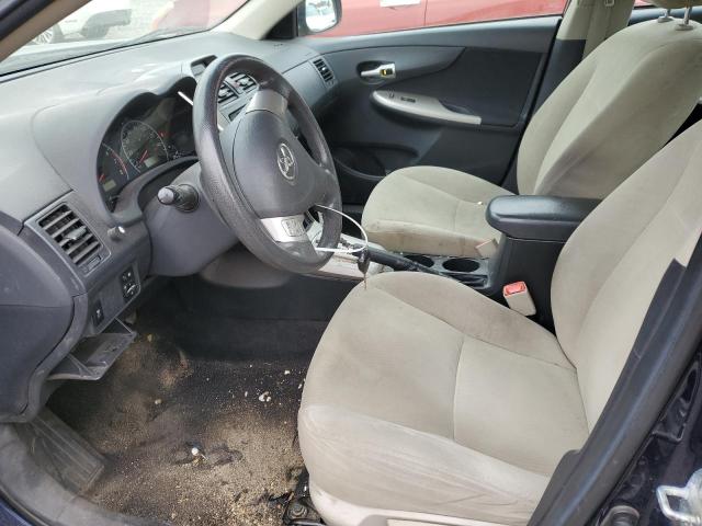 2T1BU4EE1DC033710 - 2013 TOYOTA COROLLA BASE BLUE photo 7