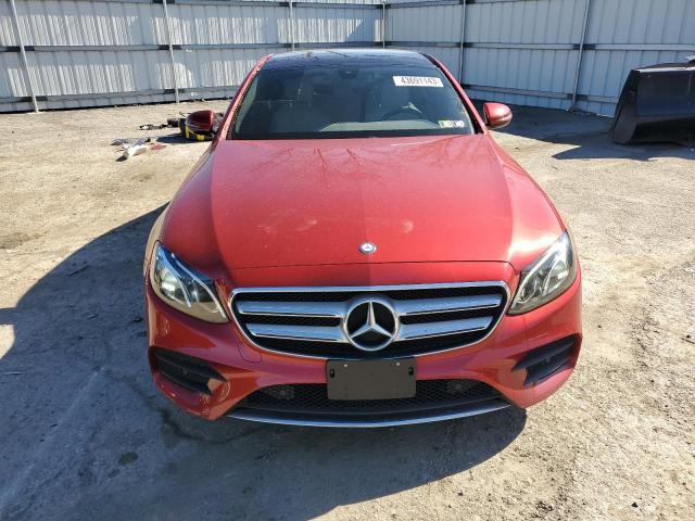 WDDZF4KB1HA067326 - 2017 MERCEDES-BENZ E 300 4MATIC RED photo 5