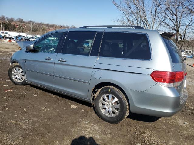 5FNRL38699B016415 - 2009 HONDA ODYSSEY EXL BLUE photo 2