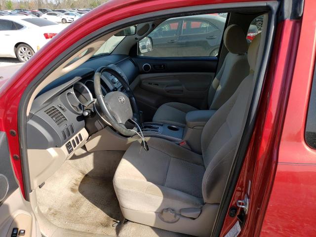 5TETX22N37Z377249 - 2007 TOYOTA TACOMA ACCESS CAB მუქწითელი ფოტო 7