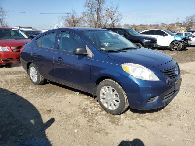 3N1CN7AP8EL863175 - 2014 NISSAN VERSA S BLUE photo 4