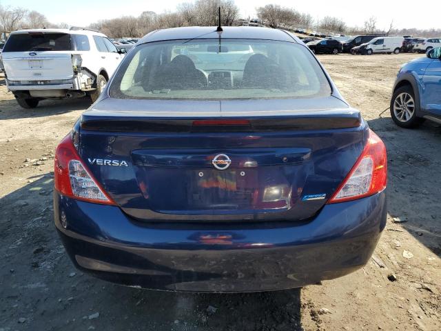 3N1CN7AP8EL863175 - 2014 NISSAN VERSA S BLUE photo 6