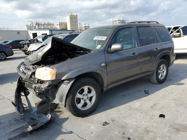 4F2YZ04176KM00341 - 2006 MAZDA TRIBUTE S GRAY photo 1