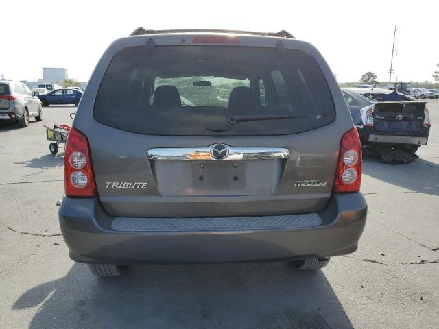 4F2YZ04176KM00341 - 2006 MAZDA TRIBUTE S GRAY photo 6