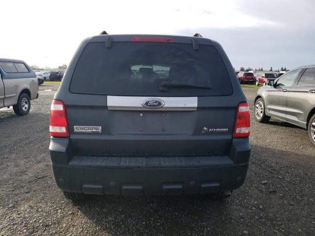 1FMCU49369KA50758 - 2009 FORD ESCAPE HYBRID TEAL photo 6