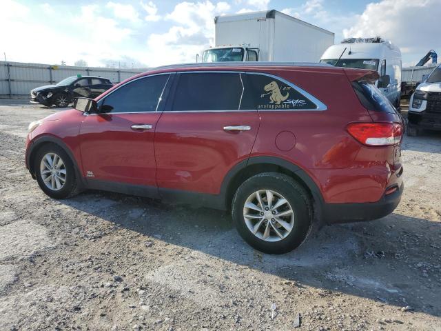 5XYPGDA36GG091161 - 2016 KIA SORENTO LX RED photo 2