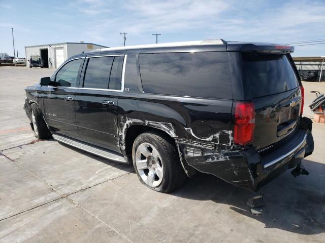 1GNSKKKC0FR169842 - 2015 CHEVROLET SUBURBAN K1500 LTZ BLACK photo 2