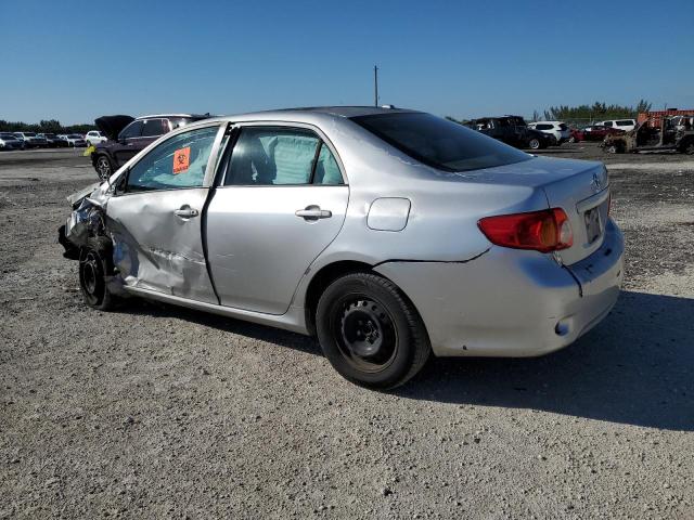 1NXBU4EE0AZ206157 - 2010 TOYOTA COROLLA BASE SILVER photo 2