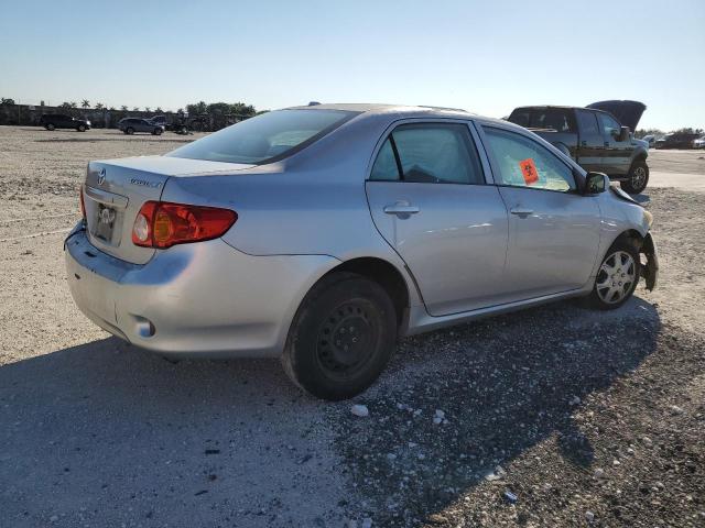 1NXBU4EE0AZ206157 - 2010 TOYOTA COROLLA BASE SILVER photo 3