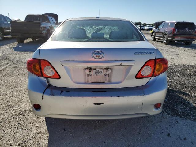 1NXBU4EE0AZ206157 - 2010 TOYOTA COROLLA BASE SILVER photo 6