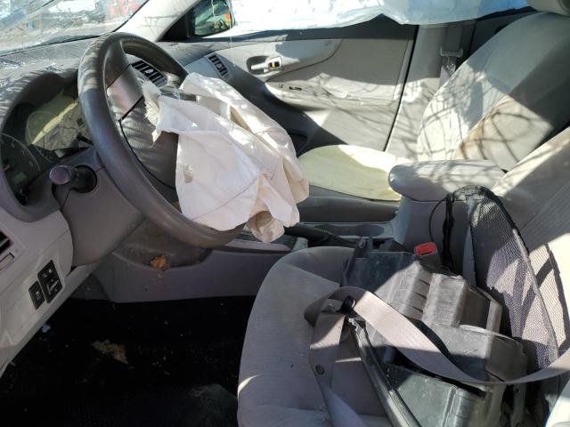 1NXBU4EE0AZ206157 - 2010 TOYOTA COROLLA BASE SILVER photo 7