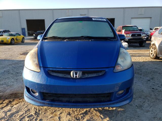 JHMGD386X8S045829 - 2008 HONDA FIT SPORT BLUE photo 5