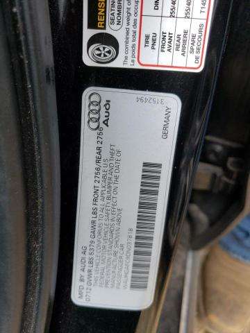 WAUHGAFC9DN037818 - 2013 AUDI A6 PRESTIGE შავი ფოტო 13