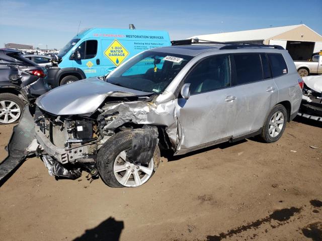 5TDBK3EH8BS052110 - 2011 TOYOTA HIGHLANDER BASE SILVER photo 1