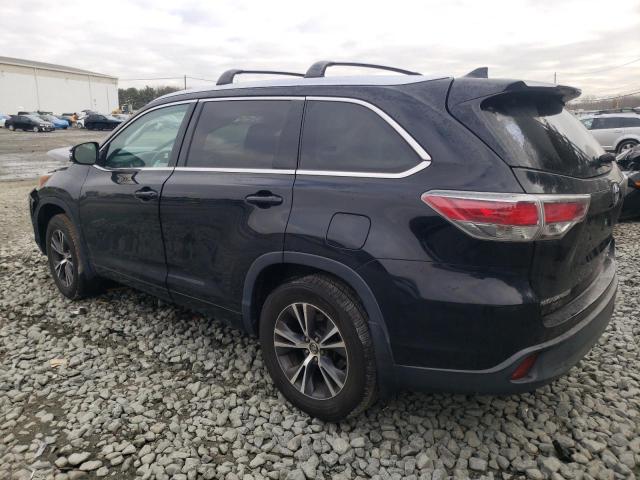 5TDJKRFH7GS277428 - 2016 TOYOTA HIGHLANDER XLE Qara foto 2