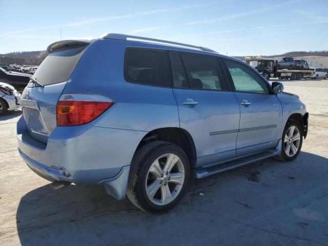 5TDDK3EH0AS032585 - 2010 TOYOTA HIGHLANDER LIMITED BLUE photo 3