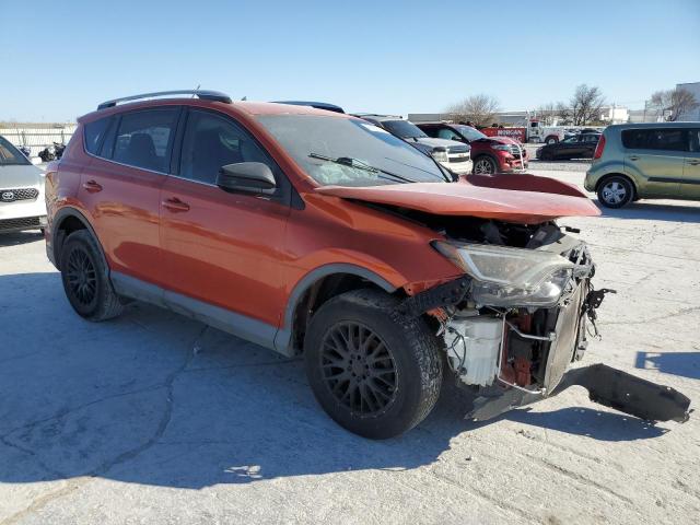 2T3ZFREV4GW306011 - 2016 TOYOTA RAV4 LE ORANGE photo 4