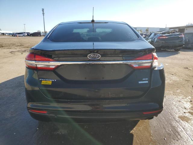 3FA6P0HD5HR228347 - 2017 FORD FUSION SE BLACK photo 6