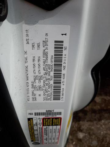 5TFRX5GN1LX169828 - 2020 TOYOTA TACOMA ACCESS CAB 白色 照片 12