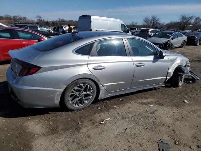 5NPEL4JA6LH020854 - 2020 HYUNDAI SONATA SEL SILVER photo 3