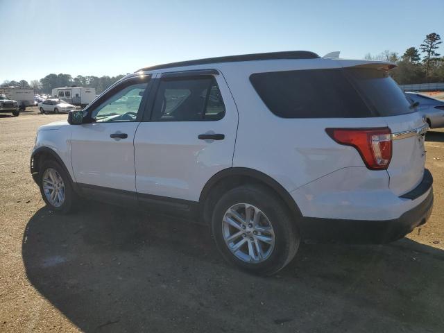 1FM5K8B82HGC56124 - 2017 FORD EXPLORER WHITE photo 2