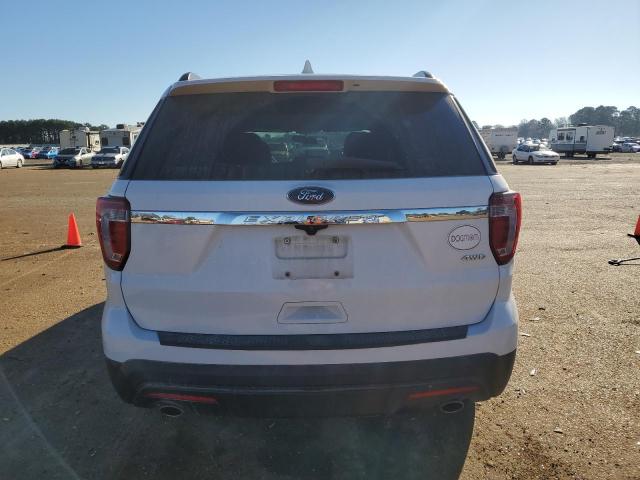 1FM5K8B82HGC56124 - 2017 FORD EXPLORER WHITE photo 6