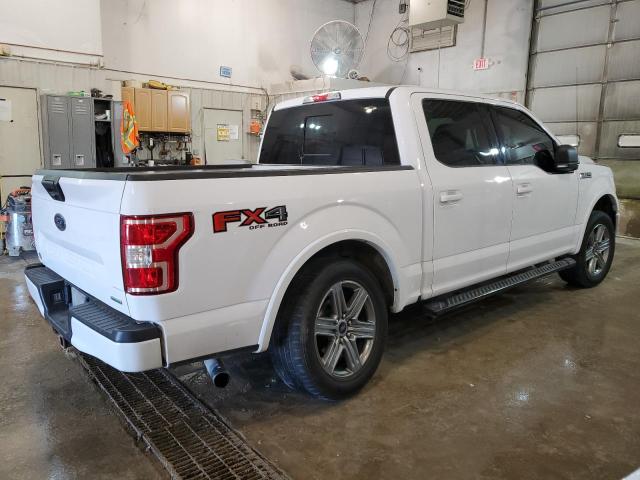 1FTEW1E41KKE35767 - 2019 FORD F150 SUPERCREW WHITE photo 3