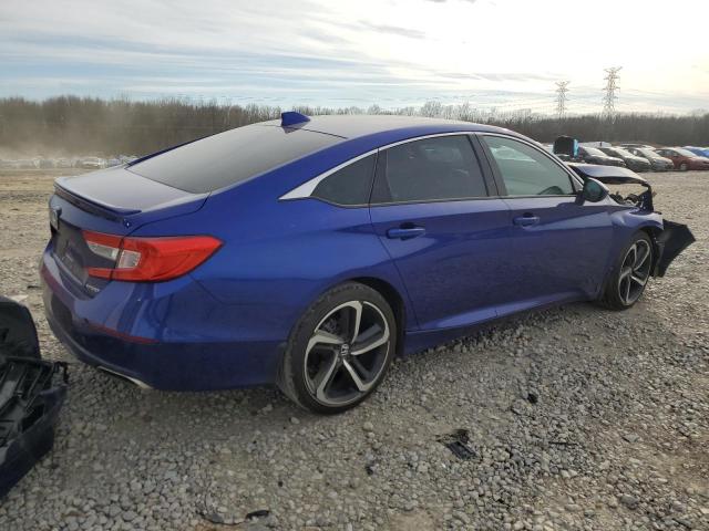 1HGCV1F36LA145467 - 2020 HONDA ACCORD SPORT BLUE photo 3