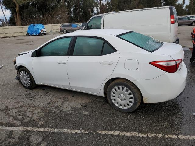 5YFBURHE1EP134031 - 2014 TOYOTA COROLLA L WHITE photo 2