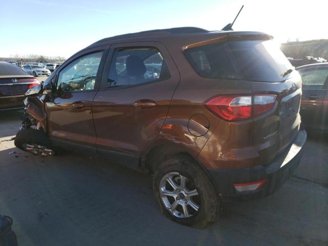 MAJ6S3GL8KC257565 - 2019 FORD ECOSPORT SE ORANGE photo 2