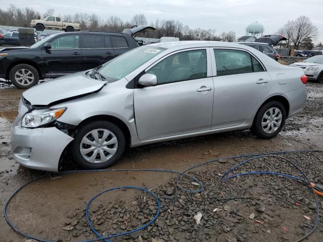 2T1BU4EE9AC530385 - 2010 TOYOTA COROLLA BASE SILVER photo 1