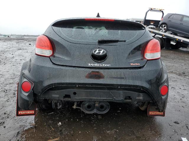 KMHTC6AE4DU166890 - 2013 HYUNDAI VELOSTER TURBO BLACK photo 6