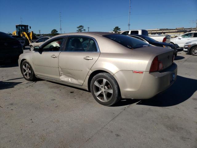 1G1ZC5EU3BF288242 - 2011 CHEVROLET MALIBU 1LT GOLD photo 2