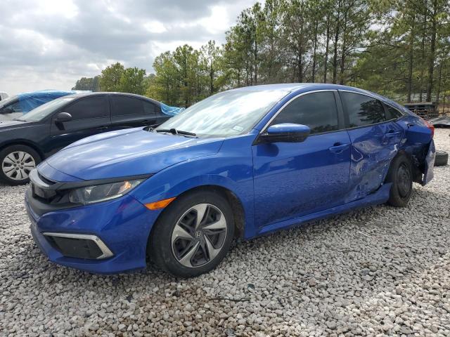 19XFC2F69KE030147 - 2019 HONDA CIVIC LX BLUE photo 1