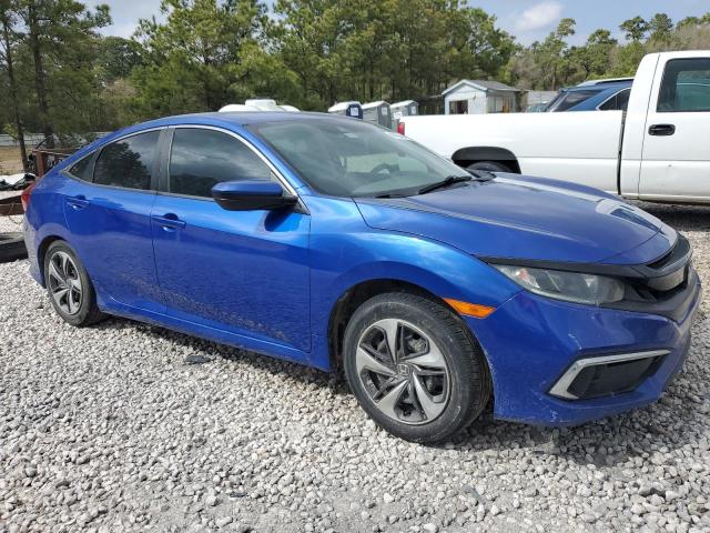 19XFC2F69KE030147 - 2019 HONDA CIVIC LX BLUE photo 4