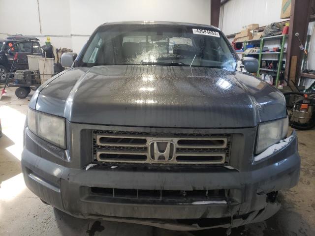 2HJYK16577H004912 - 2007 HONDA RIDGELINE RTL GRAY photo 5