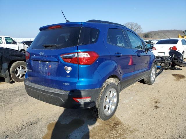 MAJ6S3GL9MC409209 - 2021 FORD ECOSPORT SE BLUE photo 3