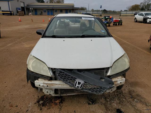 1HGEM22184L018716 - 2004 HONDA CIVIC DX VP WHITE photo 5