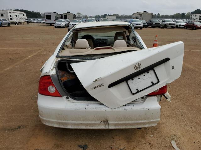 1HGEM22184L018716 - 2004 HONDA CIVIC DX VP WHITE photo 6