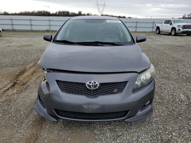 1NXBU40E49Z101415 - 2009 TOYOTA COROLLA BASE GRAY photo 5