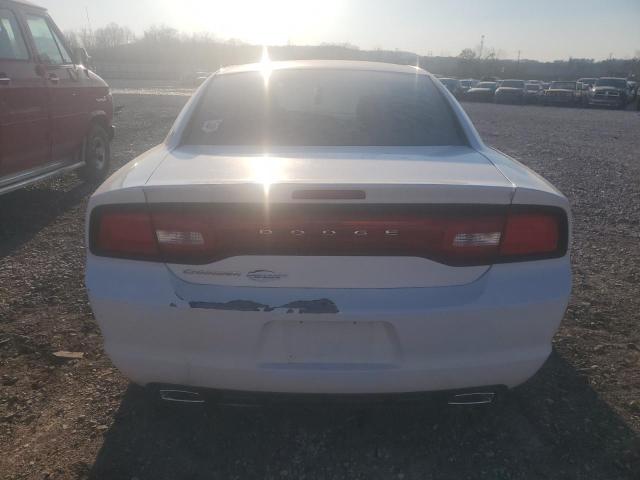 2C3CDXBG9CH301634 - 2012 DODGE CHARGER SE WHITE photo 6