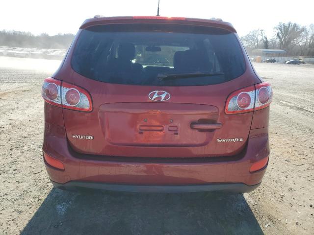 5NMSH4AG2AH340238 - 2010 HYUNDAI SANTA FE SE RED photo 6