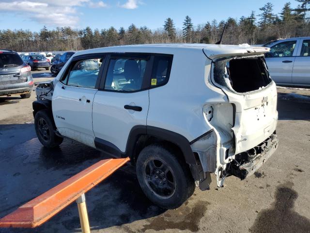 ZACNJBAB1KPK89012 - 2019 JEEP RENEGADE SPORT WHITE photo 2